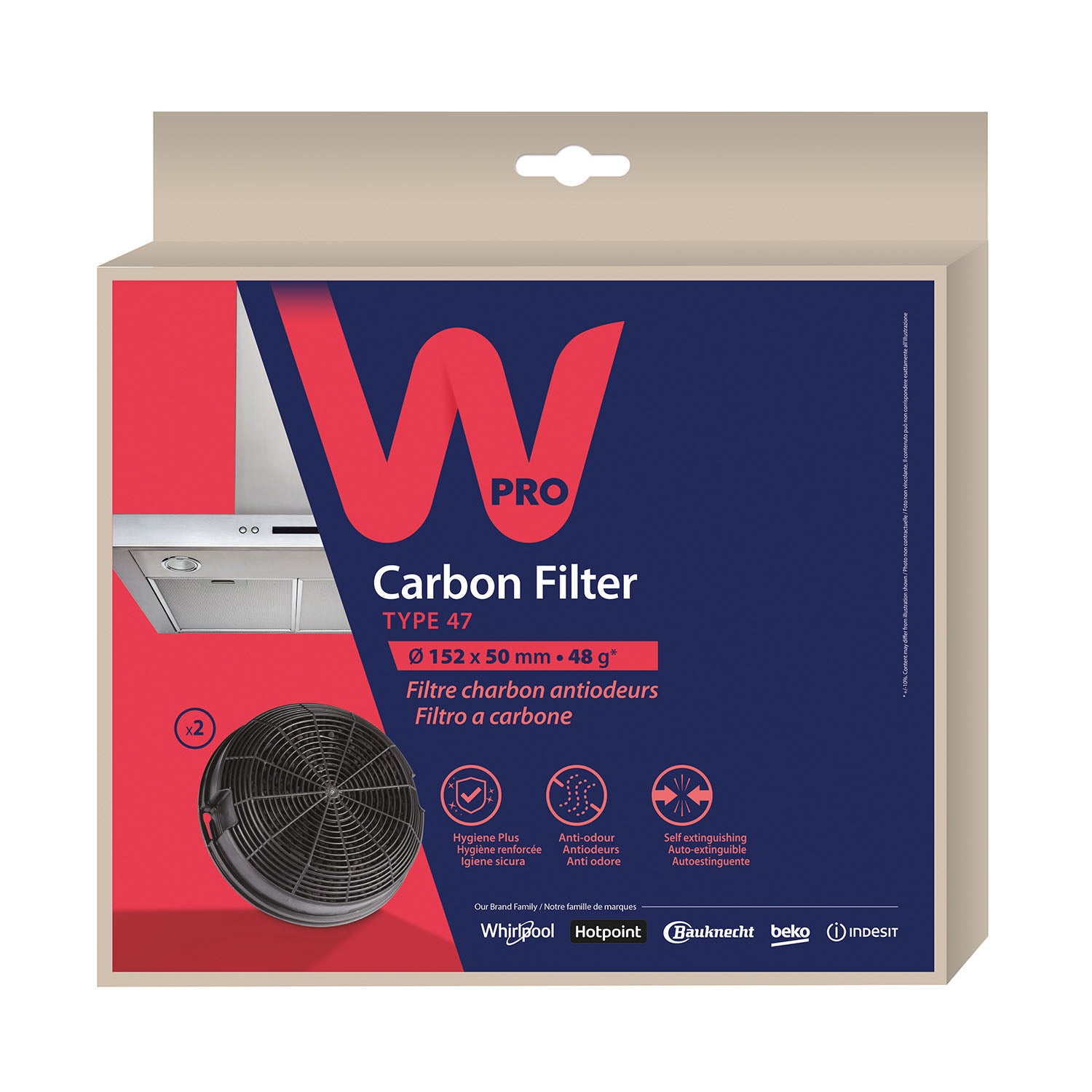 wpro-wpro-kolfilter-for-koksflakt AMC023/1